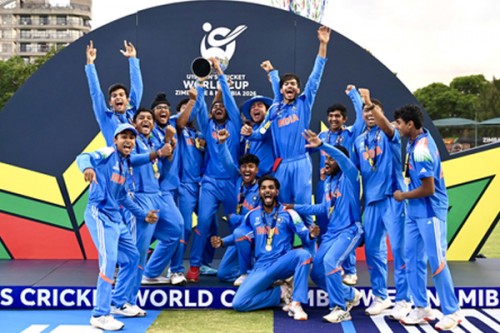 BCCI congratulates India U19 team for record sixth title win in World Cup