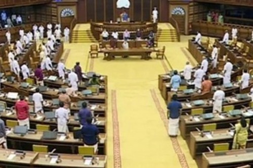 Sabarimala gold heist: Two UDF MLAs protest in Kerala Assembly