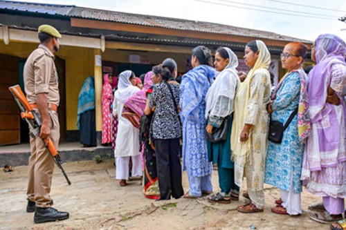 Assam polling brisk; turnout crosses 75 pc amid long queues