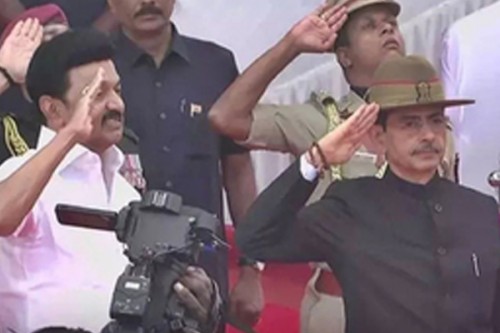 Republic Day celebrations: TN Governor unfurls national flag at Marina Beach