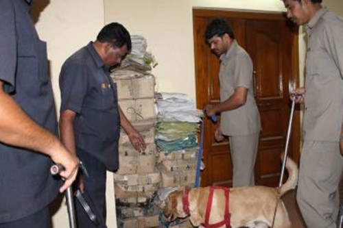 Bomb threats at four places in Hyderabad, searches on