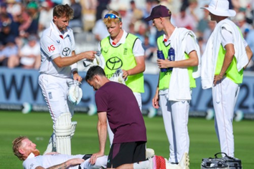 3rd Test: Pope has his 'fingers crossed' as Stokes battles injury at Lord's