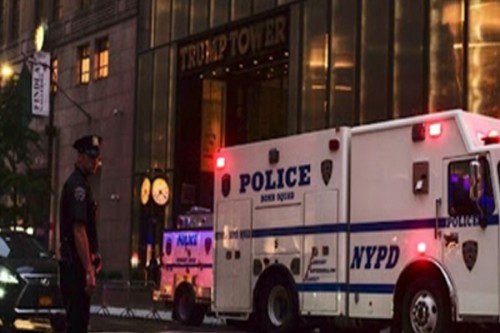 Five dead in shooting at New York office building, suspect killed