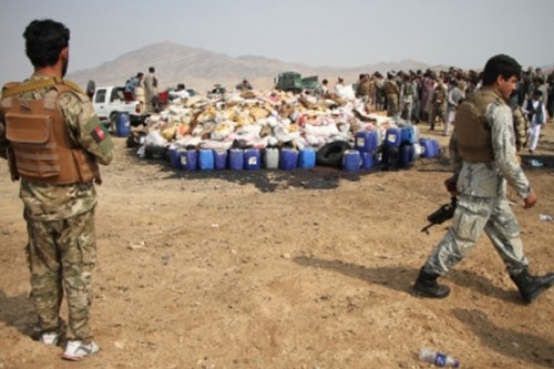 Police destroy two drug labs in Afghanistan