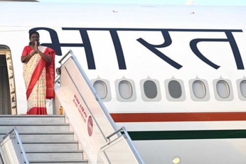 President Droupadi Murmu departs for Vatican City to attend state funeral of Pope Francis 