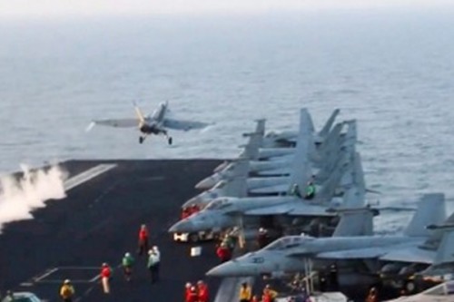 Yemen's Houthis claim attacks on Israel, 2 US aircraft carriers