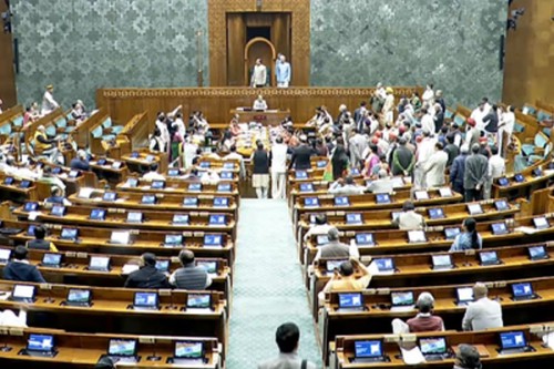 LS adjourned till noon amid constant sloganeering from Oppn MPs