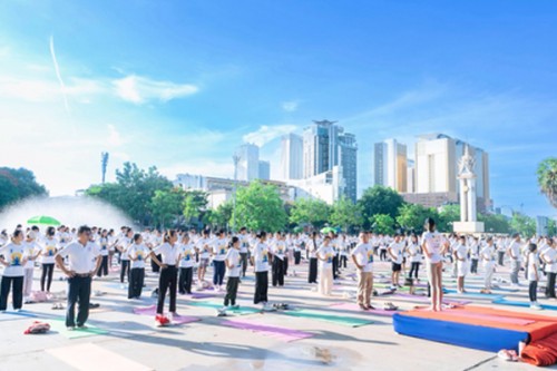 Thousands celebrate International Yoga Day across Southeast Asia