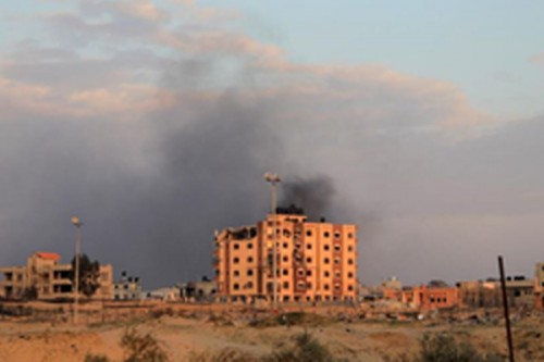 22 killed in Israeli raid on central Gaza Strip