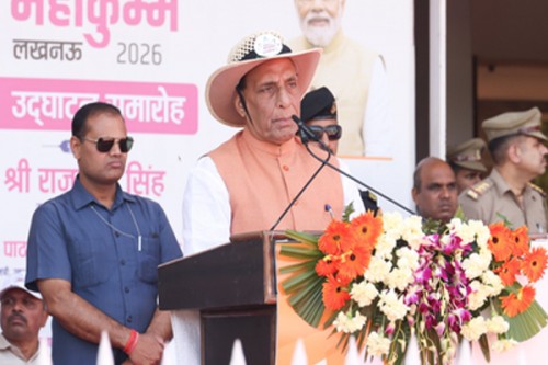 Women participation increasing in sports: Rajnath Singh