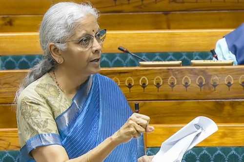 FM Sitharaman tables Finance Bill 2026 in Lok Sabha