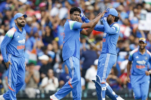 3rd ODI: Harshit Rana picks 4-39 as India bowl out Australia for 236