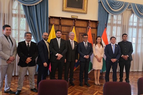 MoS Margherita holds talks with Ecuadorian Ministers to boost bilateral cooperation