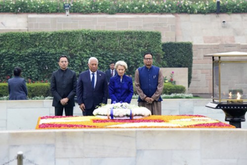 EU leaders meet PM Modi, say looking forward to fruitful summit