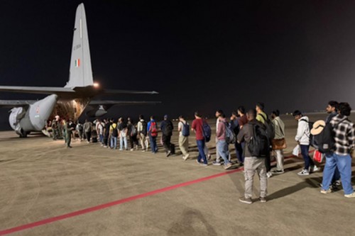 IAF evacuates 104 Indian nationals from Cyclone Ditwah-hit Sri Lanka