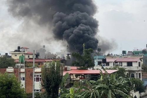 Houses of Nepal PM Oli, other top leaders torched as unrest escalates