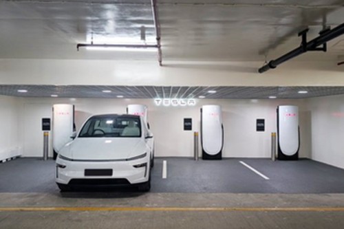 EV giant Tesla launches its first charging station in Mumbai