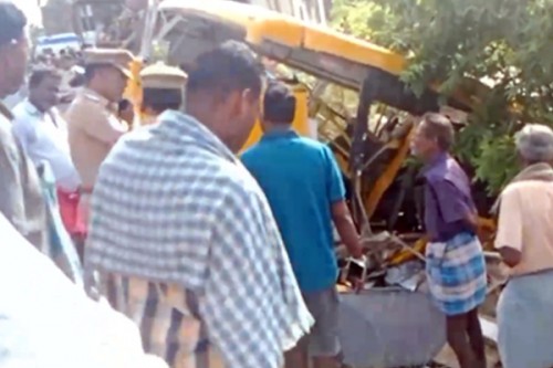 Train-school van collision: CM Stalin announces compensation