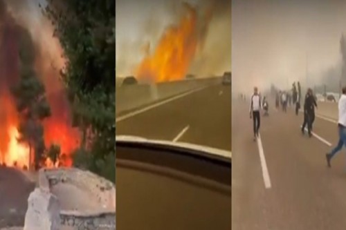 Wildfire rages across Israel, sparks national emergency as thousands flee