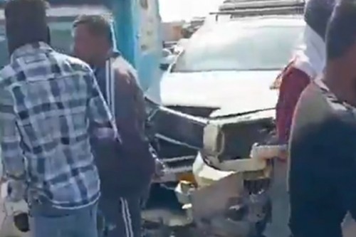 Three killed as speeding dumper rams into 10 vehicles in Jaipur