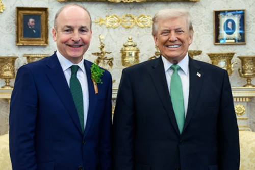 Trump celebrates Irish ties at White House