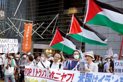 U.S. urges Japan not to recognize Palestine as state ?
