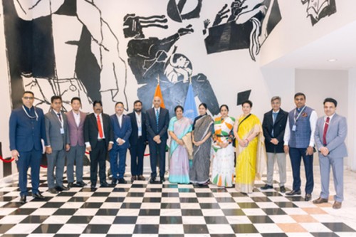 Indian envoy to UN briefs visiting parliamentary delegation on 'multi-faceted' bilateral ties