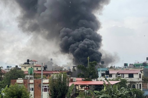 Houses of Nepal PM Oli, other top leaders torched as unrest escalates