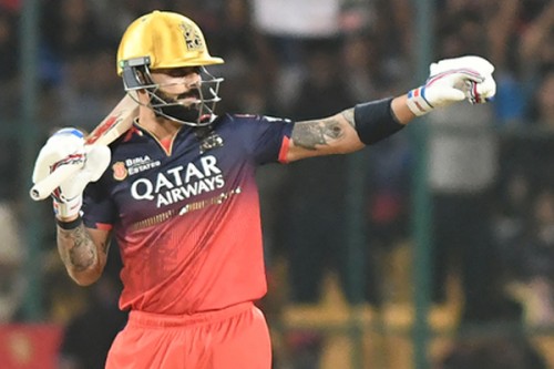 IPL 2025: Kohli becomes first batter to score 1000 boundaries in tournament