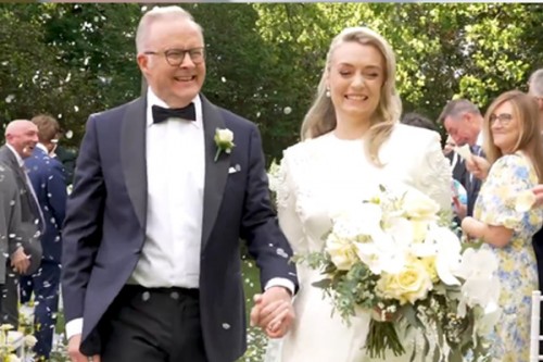 Australian PM Anthony Albanese marries long-time partner Jodie Haydon.