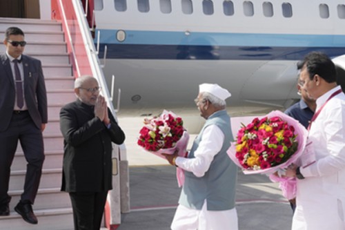 VP Radhakrishnan arrives in Jaipur to attend Rajasthan University convocation