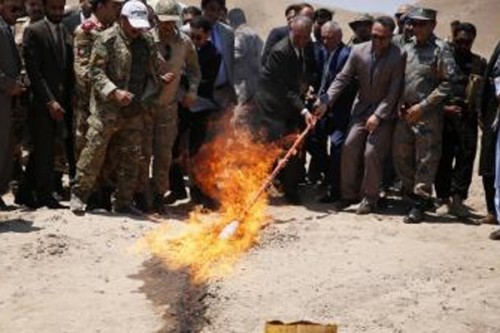 Police discover illegal drug, detain one in Afghanistan