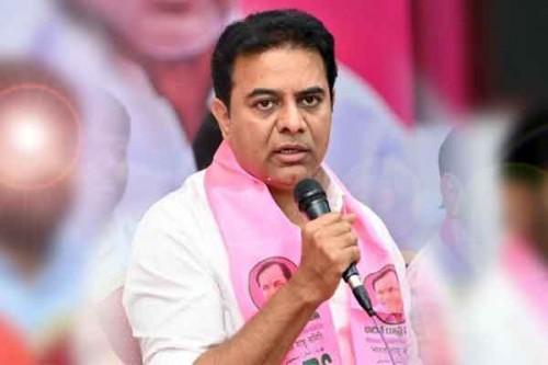 KTR Targets Congress Rule Over Telangana Farm Situation