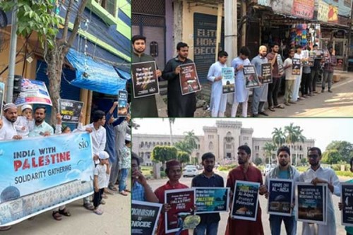 Silent protest, supplications in Hyderabad mosques for Palestinians