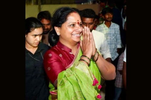 Telangana Jagruthi President K. Kavitha plans to contest 2029 parliamentary elections
