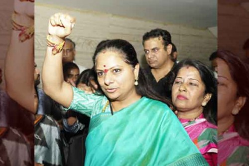 Delhi: Security tightened at ED office, probe agency to seek BRS leader K. Kavitha's remand