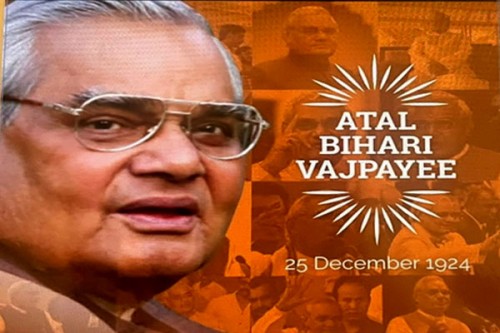 Telangana and Andhra Pradesh Governors Tribute Vajpayee