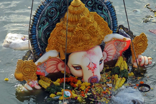 Ganesh idol immersion continues in Hyderabad today