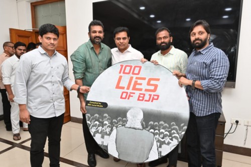 BRS releases booklet - '100 lies of BJP'