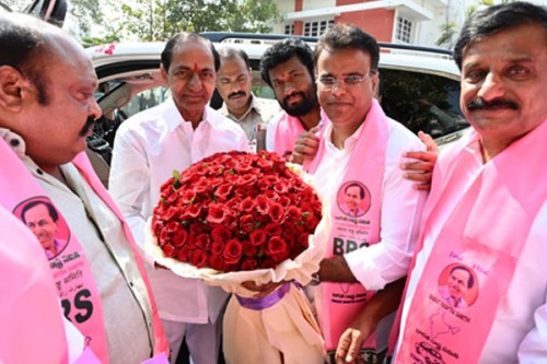 After more than a year, Telangana Assembly's LoP KCR attends session under duress