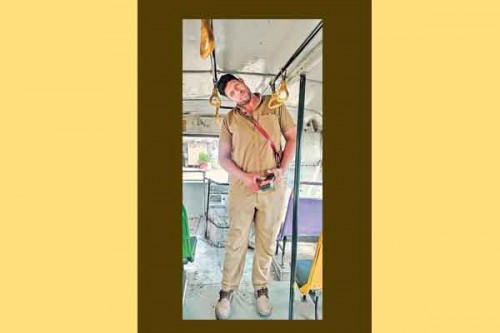 Telangana bus conductor with unusual height gets alternate role in RTC