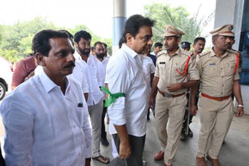 K.T. Rama Rao calls on farmers arrested for attack on Vikarabad officials