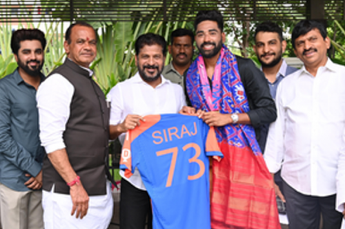 Telangana allots house site to Mohammed Siraj in Hyderabad