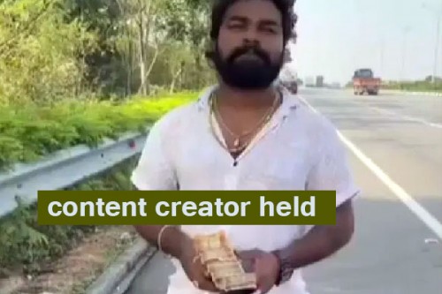 Instagram content creator held in Hyderabad for highway 'Money Hunt' challenge