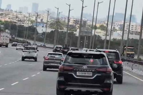 CM Revanth Reddy's convoy travels in regular traffic in Hyderabad