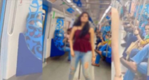 Girl's dance video in Hyderabad Metro goes viral
