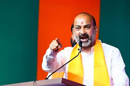 Telangana dragging phone-tapping probe like TV serial: MoS Bandi Sanjay Kumar