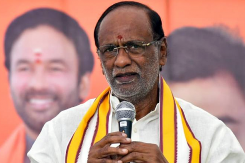 Telangana BJP observes black day to mark 50 years of Emergency