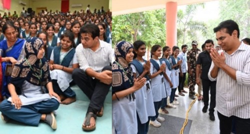 Students not locked up during KTR's visit to RGUKT, says Telangana government