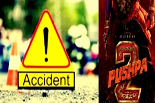 Bus carrying 'Pushpa 2' artistes meets with accident in Telangana
